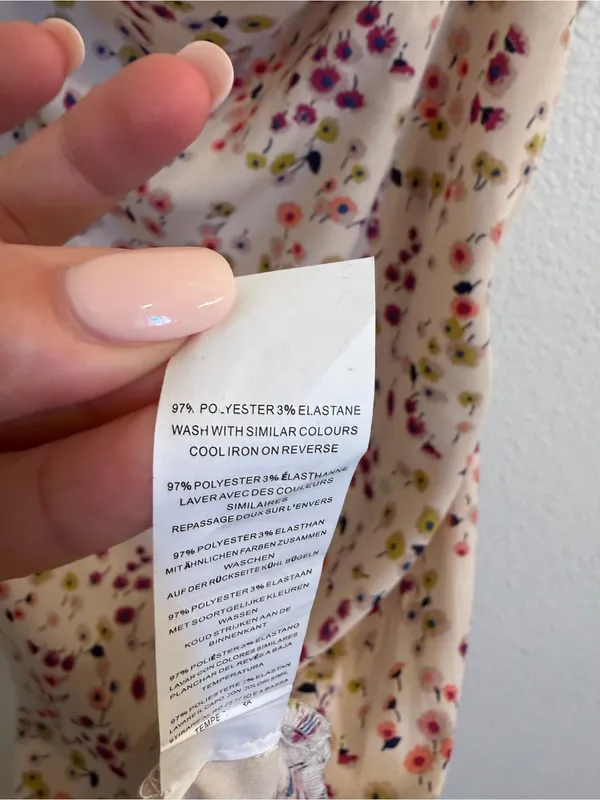 Nasty Gal Blush Floral Cowl Neck Slip Dress 6 - Image 7