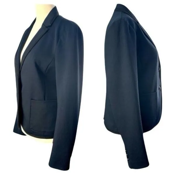 Gap‎ The Academy Blazer Navy and Black Trim Academia Old Money Career 4 - Image 4