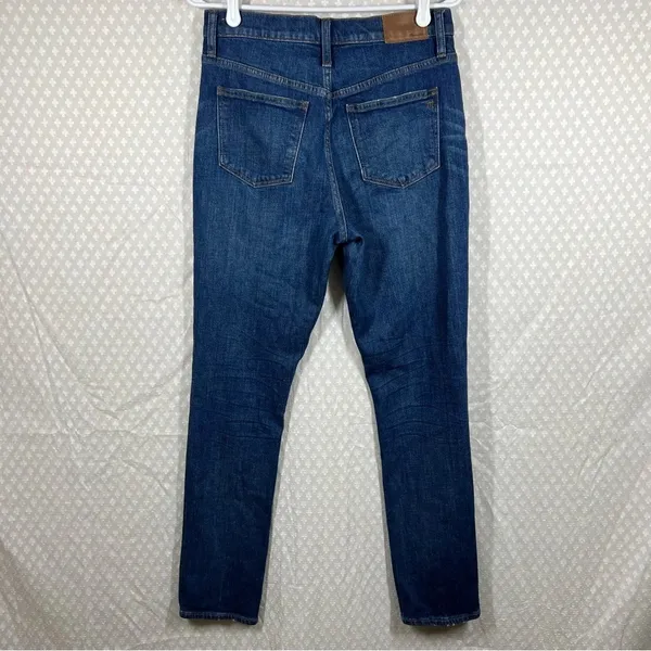 Madewell Dark‎ Wash The High Rise Slim Boyjean - Image 4