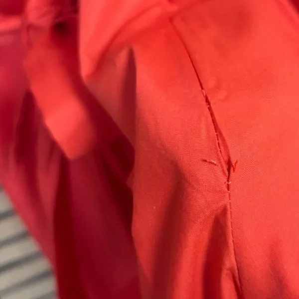 Zesica‎ Red One Shoulder Belted Ruffle Midi Dress Size XL - Image 8