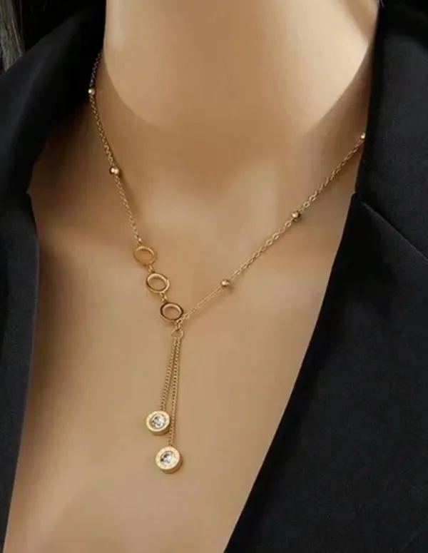 Stainless Necklace Gold - Image 2