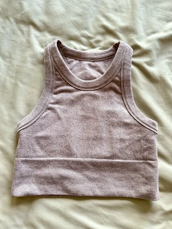 Alo Yoga Seamless Delight High Neck Bra - Image 3