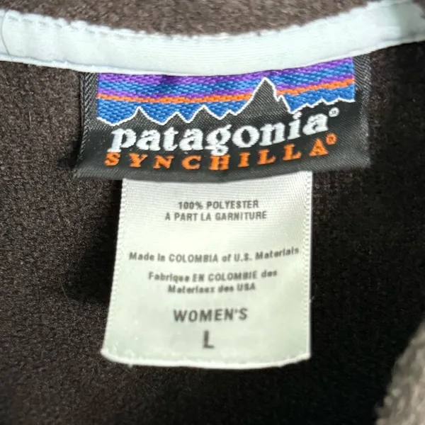 Women’s Patagonia Synchilla brown jacket - Image 5