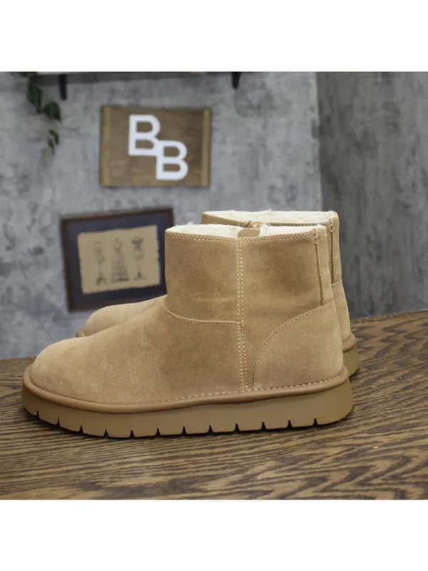NWT Universal Thread Womens May Microsuede Boots Booties 94642647 Tan Brown 7M - Image 3
