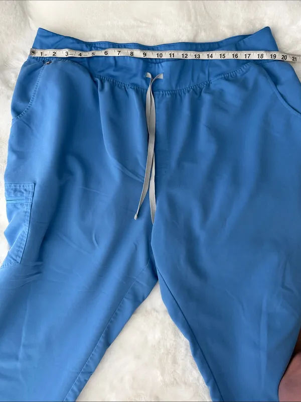 Figs Women’s 4X  Light Blue Drawstring technical collection scrub pant Joggers - Image 6