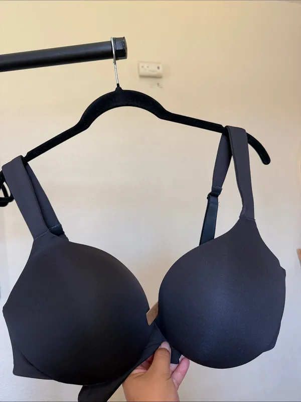 SKIMS NWT Signature Swim Ultimate Push Up Bikini Top - Onyx size L - Image 3