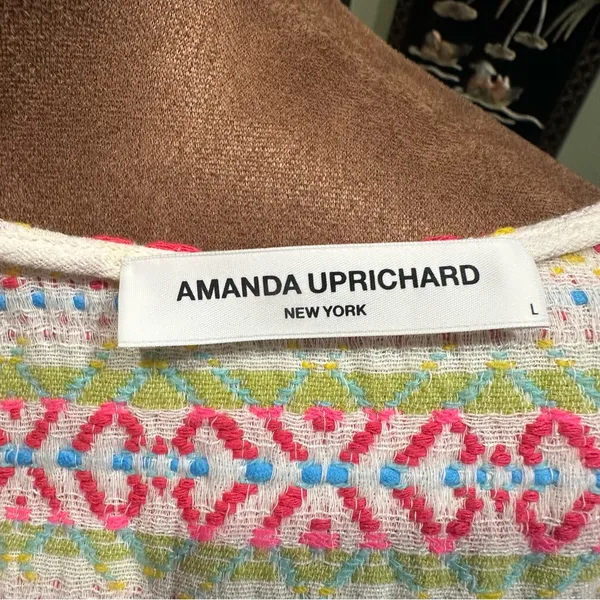 Amanda Uprichard Embroidered Top – Size L – Artisan Boho - Image 10