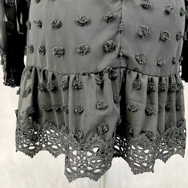 Lulus Women Mini Dress Medium Love or Lust Dark Cottage Festival Whimsy Romantic - Image 6