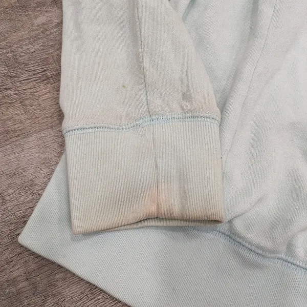 Victoria's Secret PINK Light Blue Zip Up Hoodie Size Large - Image 5