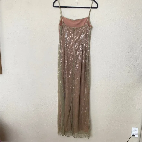 LIMITED EDITION House‎ of CB XL 'Alondra' Cafe Au Lait Beaded Maxi Dress NWOT XL - Image 5