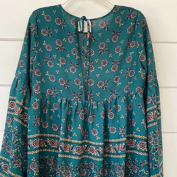 Altar’d State Floral Boho Peasant Top Small - Image 9