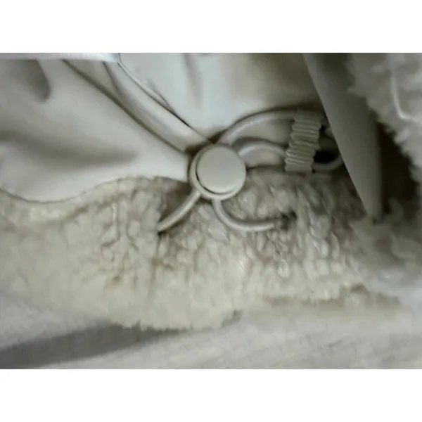 Lululemon Wunder Puff Down Coat 2025 Women 4 White Fleece Quilted Puffer - Image 9