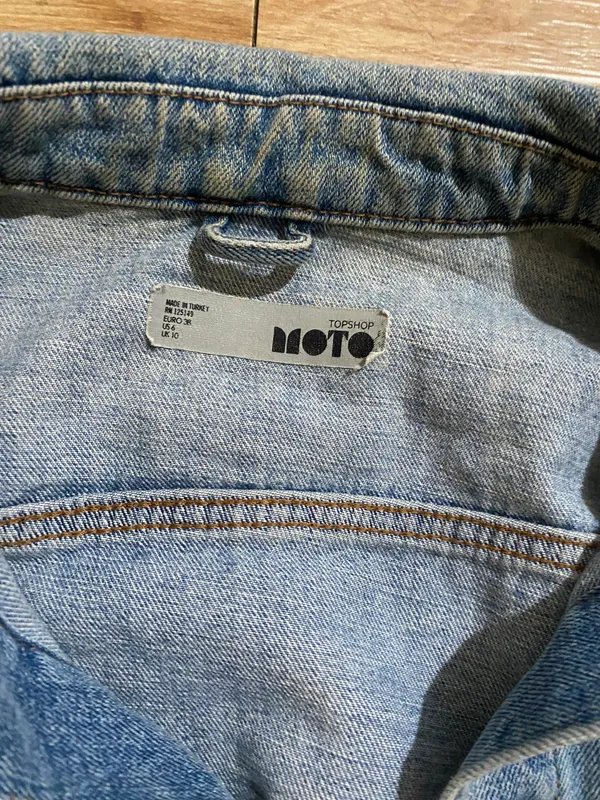 Topshop Moto Jean Jacket - Image 4