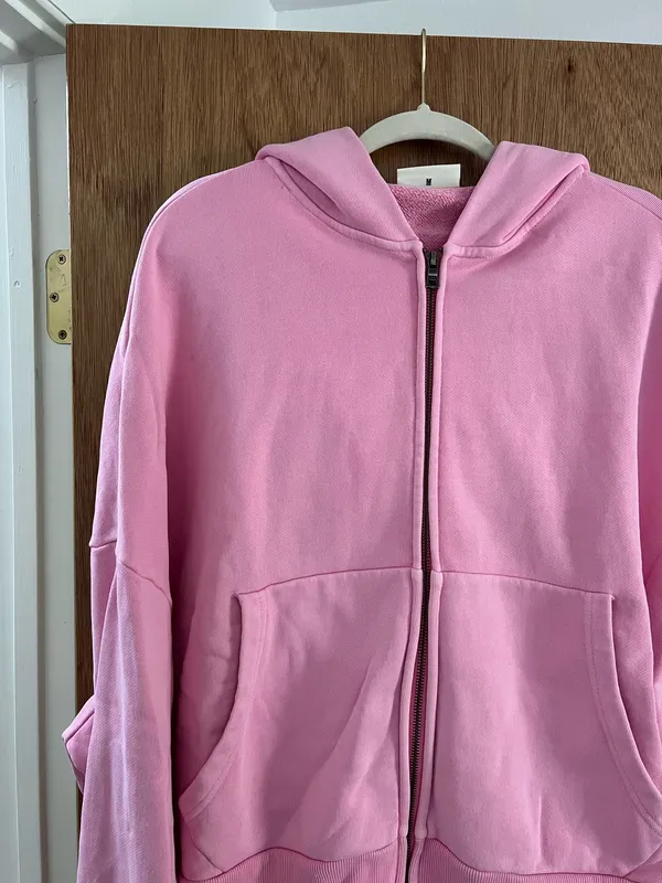 ELWOOD cotton candy pink zip up hoodie - Image 5