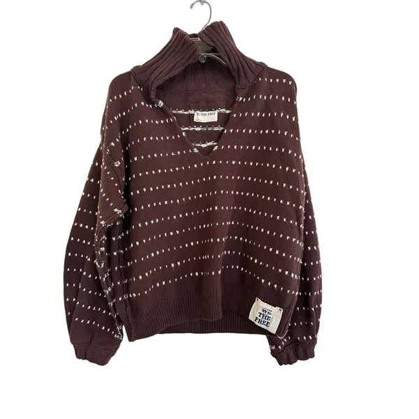 FREE PEOPLE We The Free Spot On Polo size large - Image 6