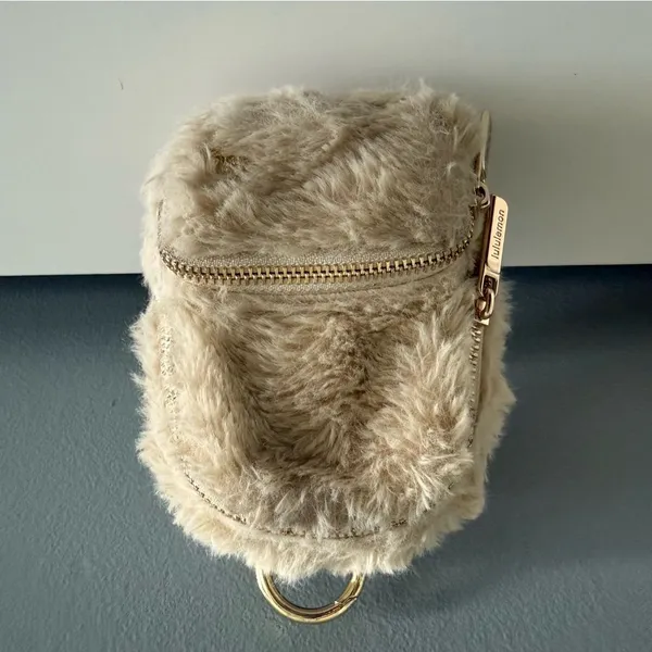 Lululemon Mini Sherpa Everywhere Nano Backpack Keychain Bag - Image 2