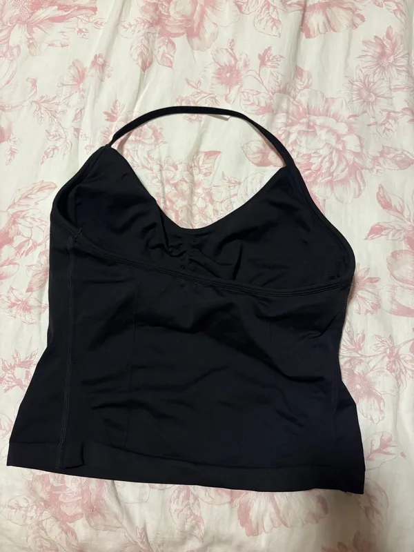 Aurola halter tank top Black - Image 4