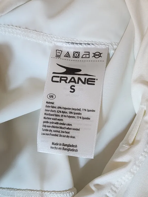 Crane White and Green Athleisure Skort NWT Size Small Flaw - Image 8