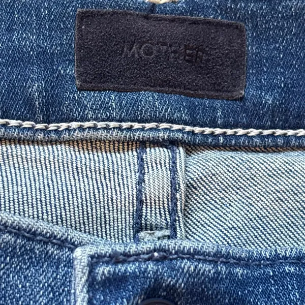 Mother the Insider Crop Step Fray Jeans in Wish Upon A Star Wash - size 29 - Image 3