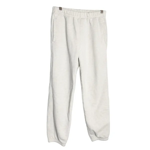 Agolde Revolve Kelby Oatmeal Heather Fleece Lined Lounge Jogger Sweatpants Small - Image 3