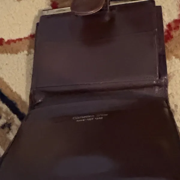 Christian Dior Brown and‎ Tan Patterned trotter wallet - Image 7