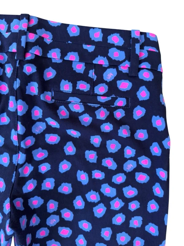 Lilly Pulitzer Rare Amuse Bouche Print Luxury Capri Pants Style 49057 Size 8 - Image 9