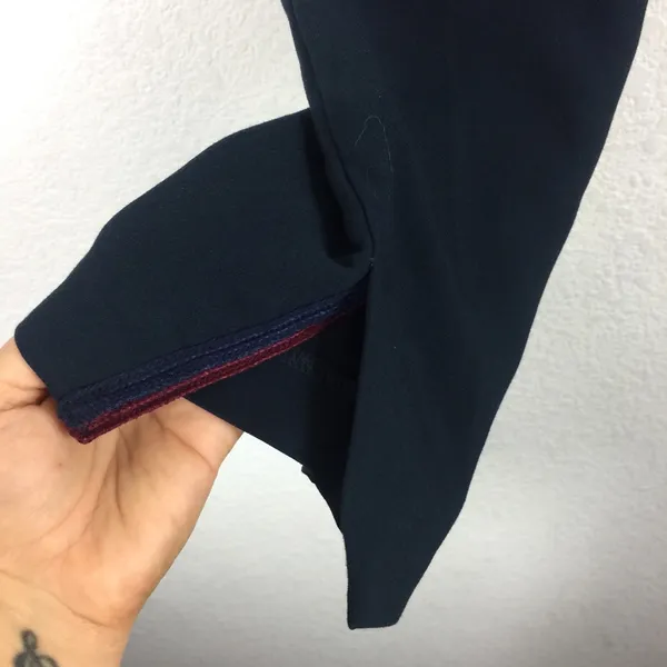 Anthropologie Marin Navy Copley Tapered Pull On Trouser Pants Size Small Preppy - Image 12