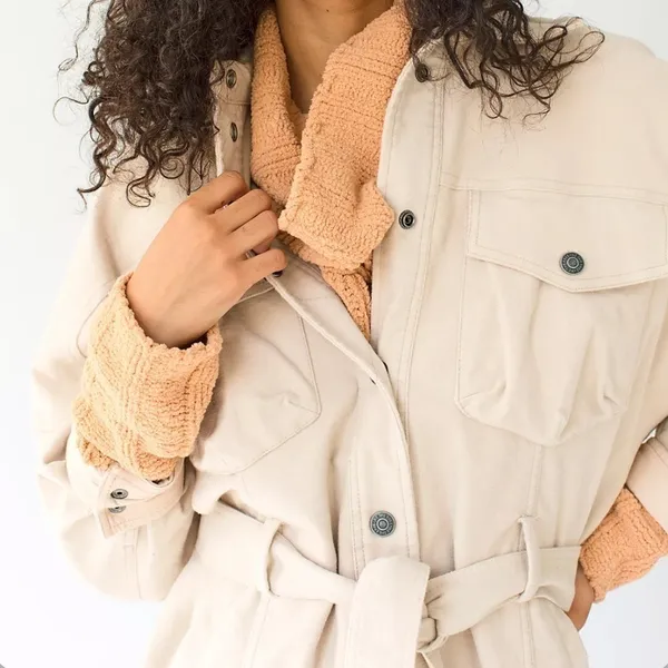 NWT Free People Clyde Shirt Jacket Mineral‎ Medium - Image 7