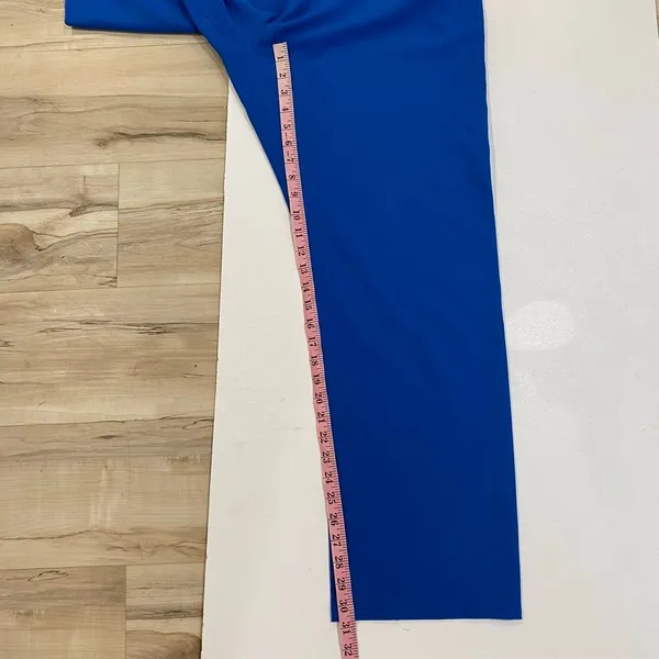 FIGS Technical Collection XL Royal Blue Straight Leg Scrub Pants Drawstring - Image 8