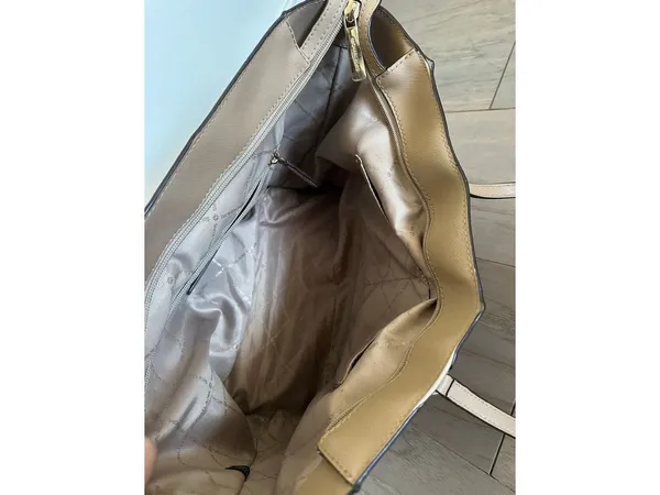 Michael Kors Tan Leather Jet Set Chain Tote Bag - Image 5