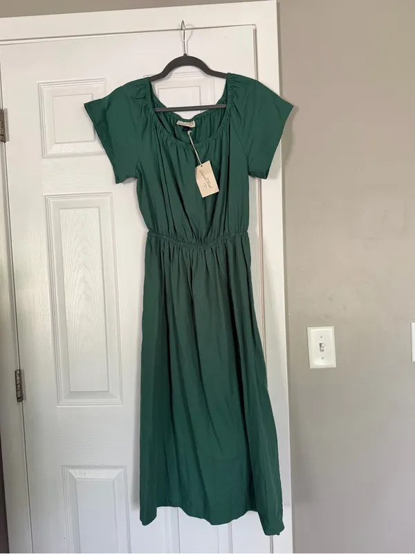 Universal Threads Teal Green Cut out Detail Maxi Dress - Image 8