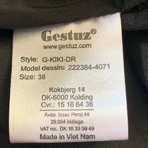 Gestuz Women's Dress Pleated‎ Corset Strapless Black Formal Mini Size 38 - Image 11