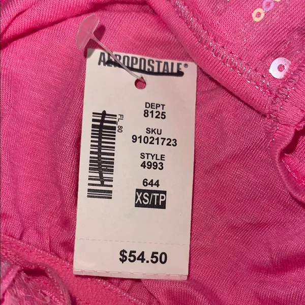 NWT! Aeropostale Pink Sequin Dress Size XS - Image 6