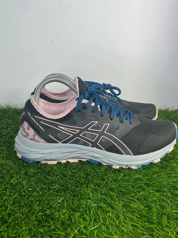 ASICS Gel-Excite Trail Women’s Trail Running Shoes Black Pink Blue Size 9 - Image 3