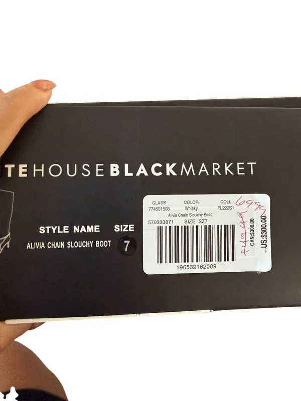 WHITE HOUSE BLACK MARKET WHBM Gold Metallic Sandals Heels Size 7 - Image 2
