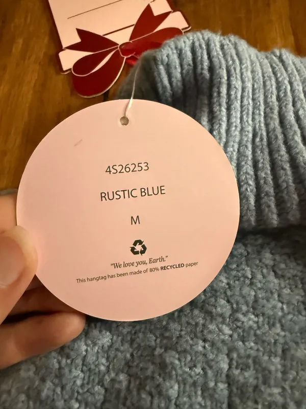 Pink Rose Cropped Turtleneck Sweater - Image 3