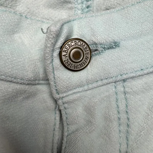 Abercrombie Fitch Light Blue green‎ Skinny Jeans Women's Size 4 W 27 - Image 5