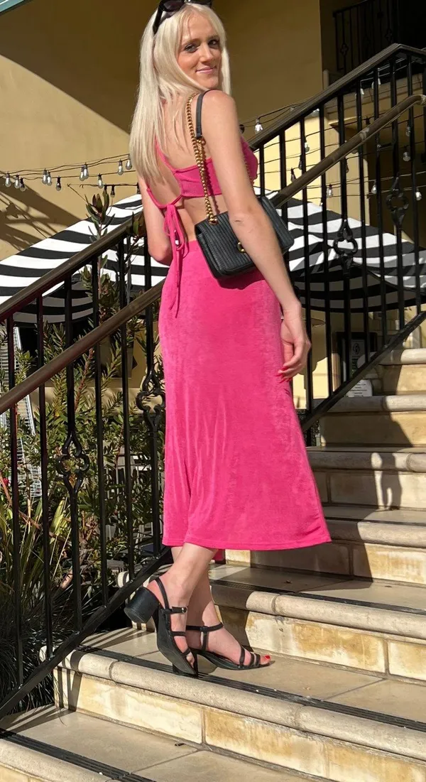 SheIn Pink Skirt - Image 4