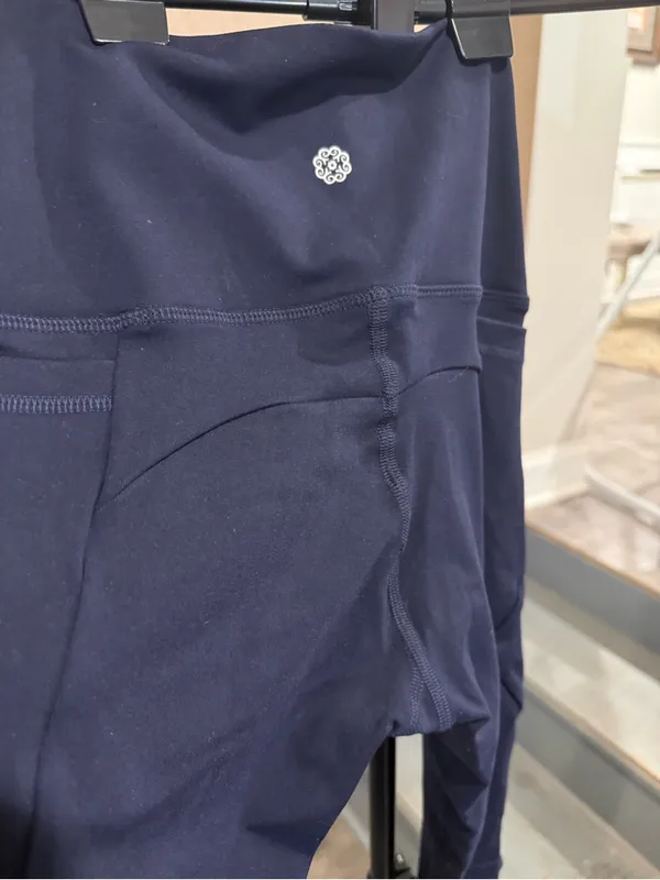 Colombian Navy High Waist Leggings - Image 3