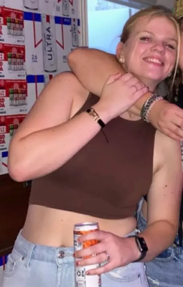 Brown Crop Top Size M - Image 2