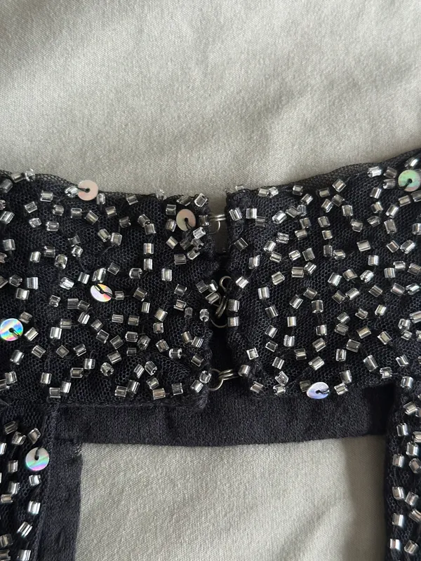Anthropologie Sequin High Neck Tank Top - Image 5