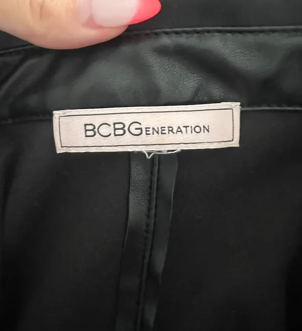 BCBGeneration Black Gameday Romper Small - Image 3
