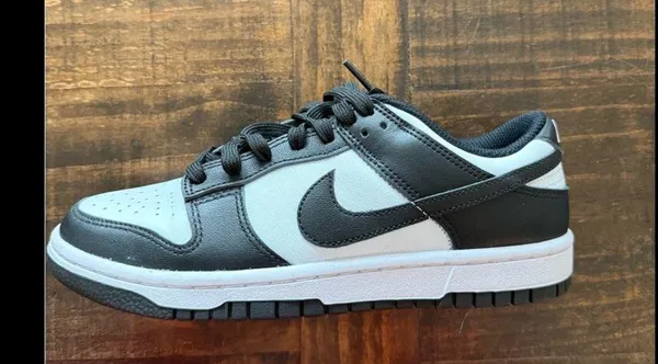 Panda Nike Dunk Low Black White Women’s 7.5 - Image 3