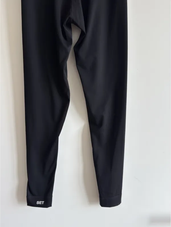 SET Active Sportbody Black High Rise Leggings Ankle Length Size S - Image 9