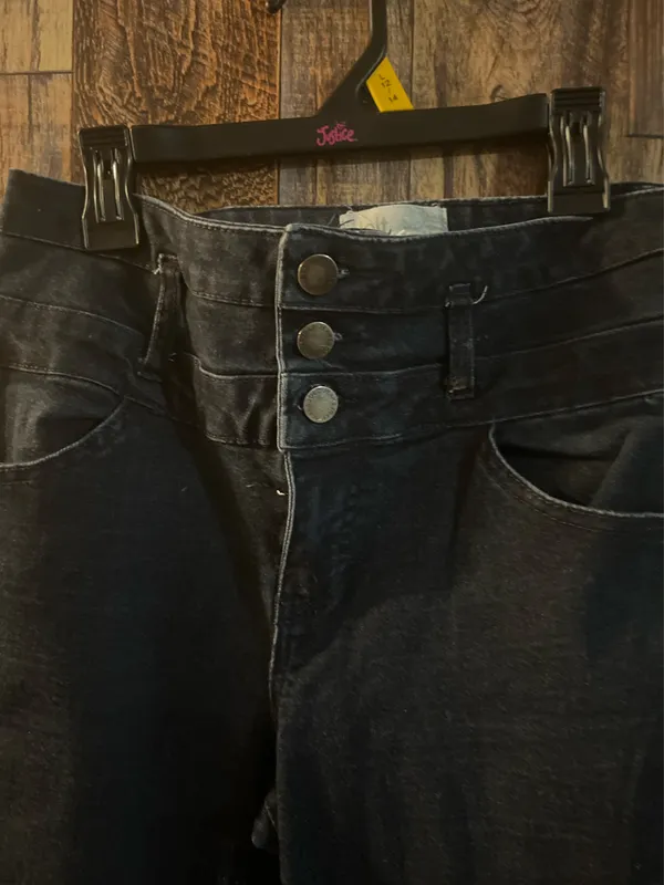 Jolt Women's blue Jeans with 3 buttons in front size 9 (29W) - Image 2