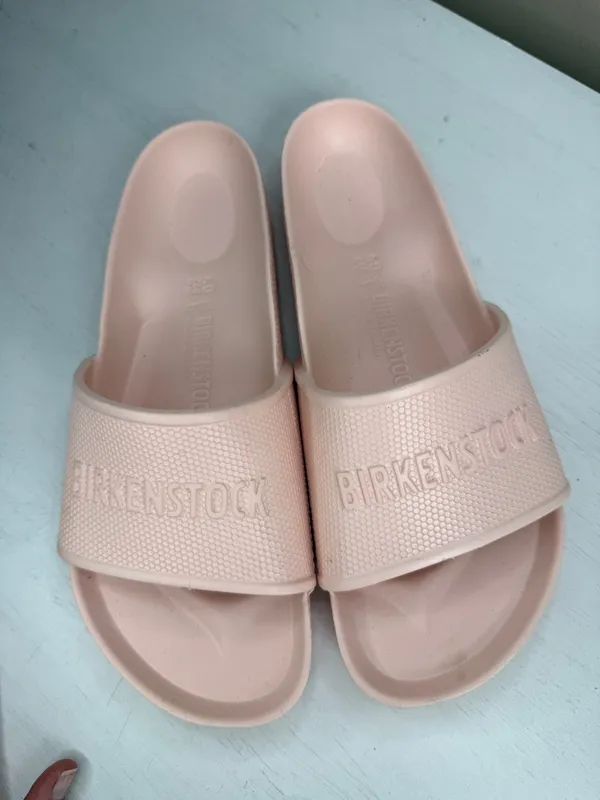 Birkenstock Barbados Light Pink EVA Sandals W9 M7 - Image 11