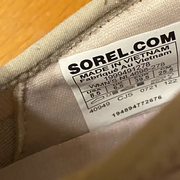 Sorel Women's Kinetic Impact Strap Sneaker‎ Dark Stone/Bolt Gray Size 8.5 NL4698 - Image 5
