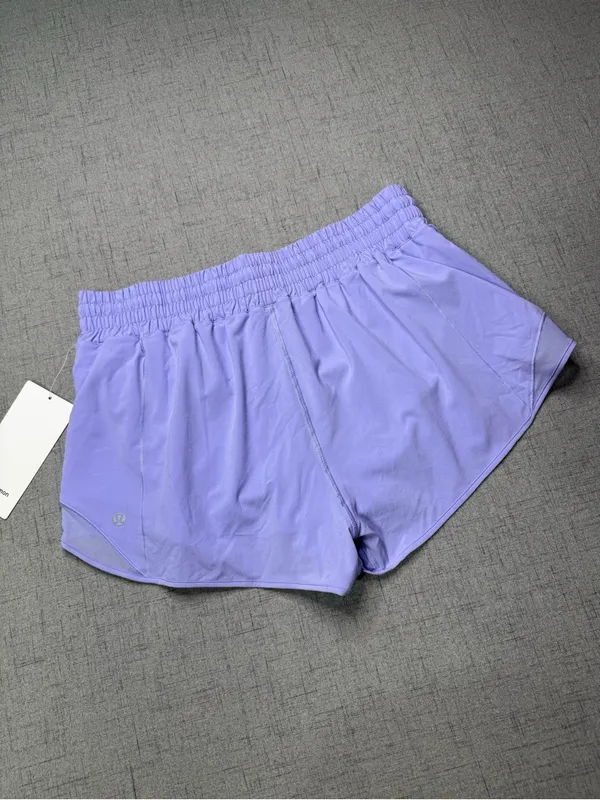 Lululemon Hottie Hot High Rise Athletic Shorts Lilac Smoke Size 12 NWT - Image 8