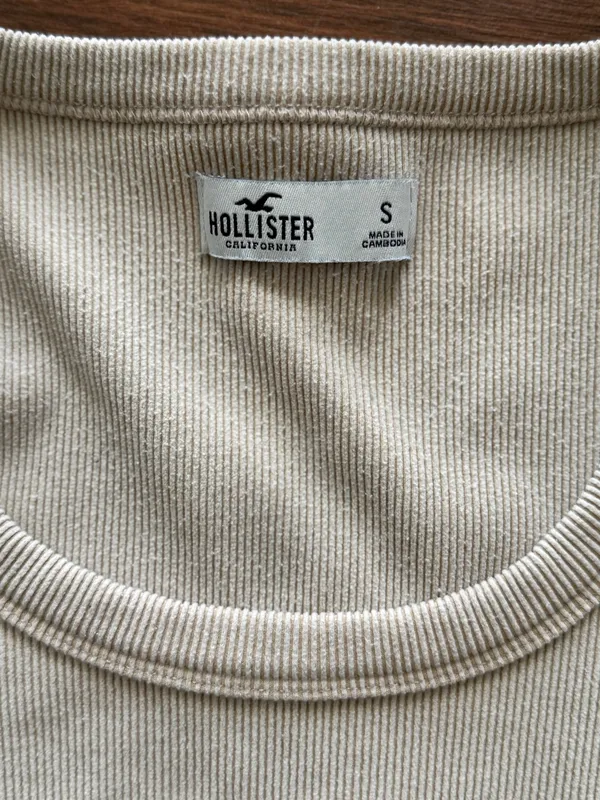 Ribbed Hollister Co. Long Sleeve Top - Image 2