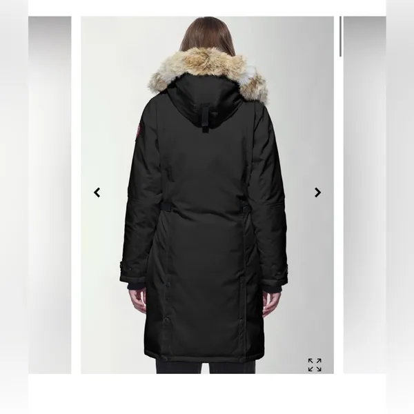 Canada Goose Kensington Parka Goose Down Puffer Jacket Women’s XS Black Coat - Image 5